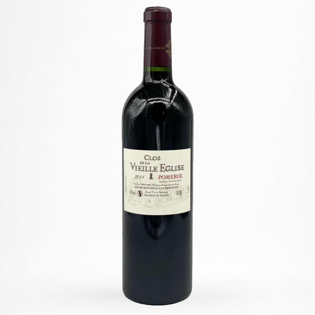 Contre etiquette bouteille de vin Clos de la Vieille Eglise - 2011 - Vin de Pomerol