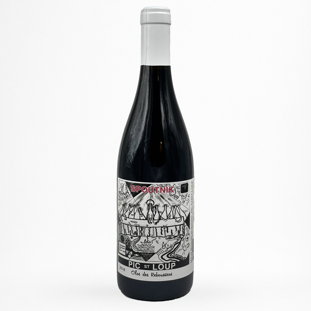 Bouteille de vin Clos des Reboussiers - Spoutnik - 2018 - Vin de Pic Saint-Loup