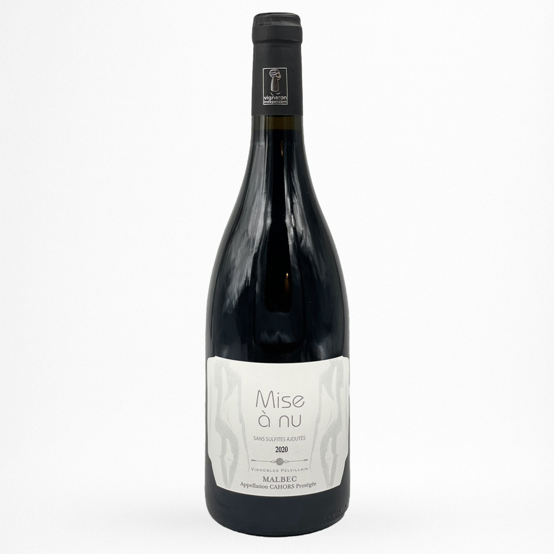Bouteille de vin Didier Pelvillain - Mise à nu - 2020 - Vin de Cahors