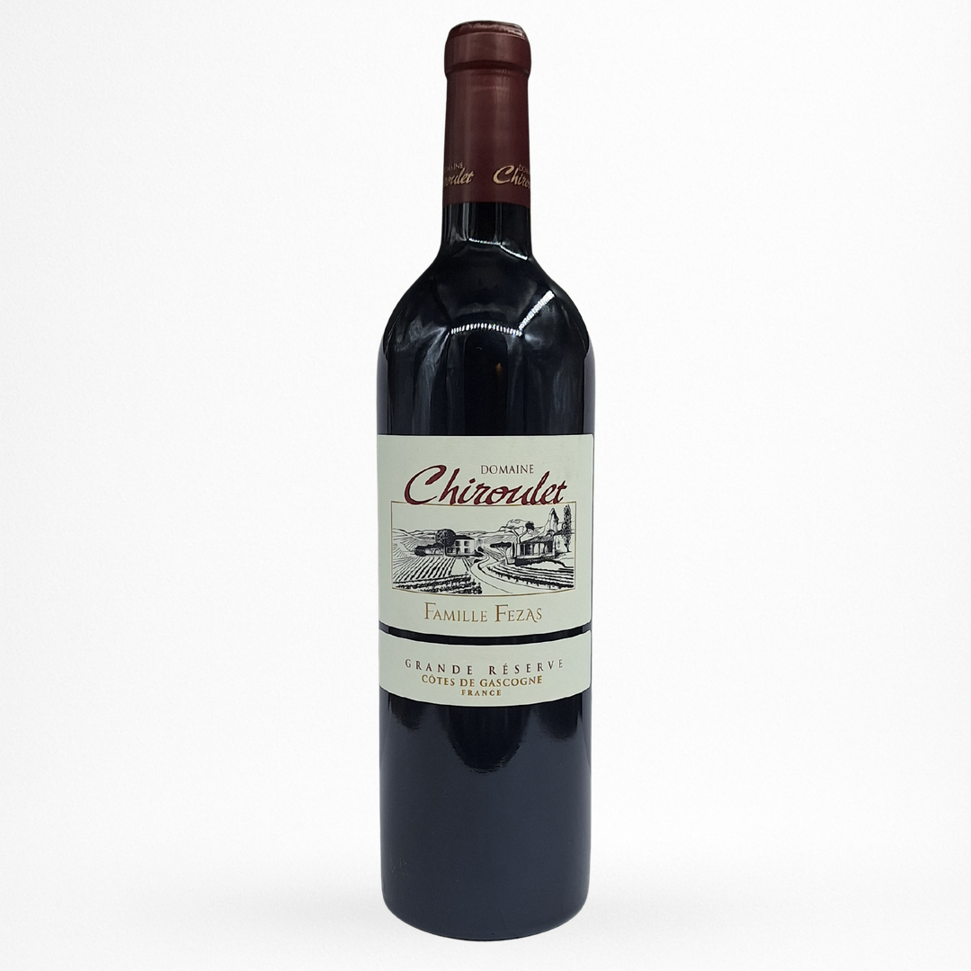 Bouteille de vin Domaine Chiroulet - Grande Réserve - Rouge- 2020 - Vin de Côtes de Gascogne