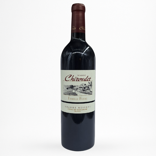 Bouteille de vin Domaine Chiroulet - Grande Réserve - Rouge- 2020 - Vin de Côtes de Gascogne