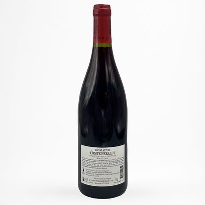 Contre etiquette bouteille de vin Domaine Comte Peraldi - 2020 - Vin d'Ajaccio