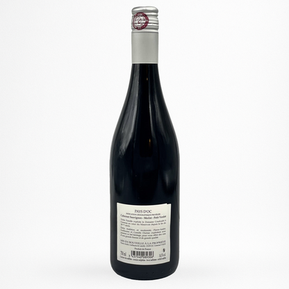Contre etiquette bouteille de vin Domaine Coudoulet - Le Rouge de Fontgaline - 2018 - Vin d'IGP Pays d'OC