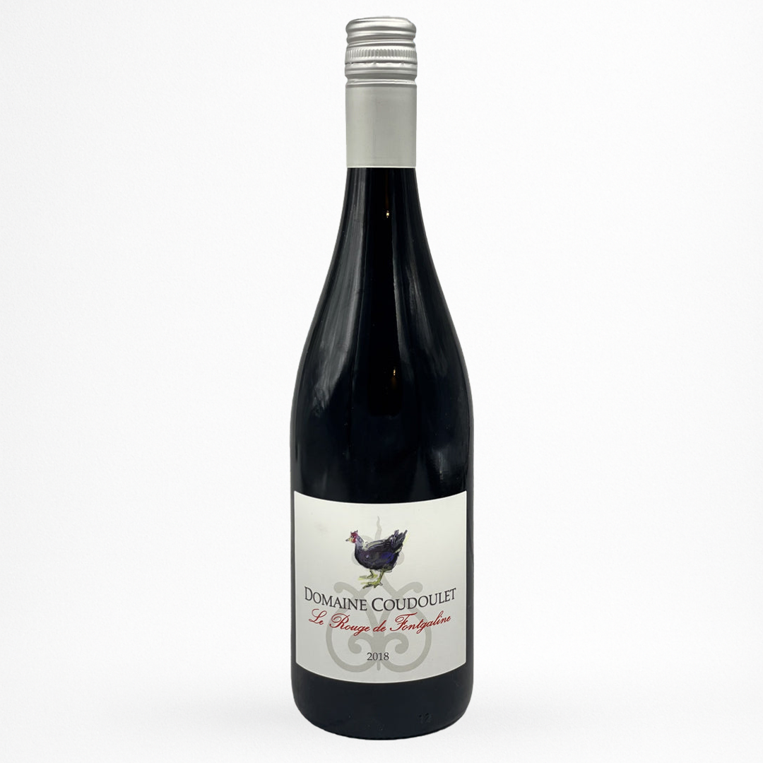 Bouteille de vin Domaine Coudoulet - Le Rouge de Fontgaline - 2018 - Vin d'IGP Pays d'OC