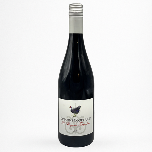 Bouteille de vin Domaine Coudoulet - Le Rouge de Fontgaline - 2018 - Vin d'IGP Pays d'OC
