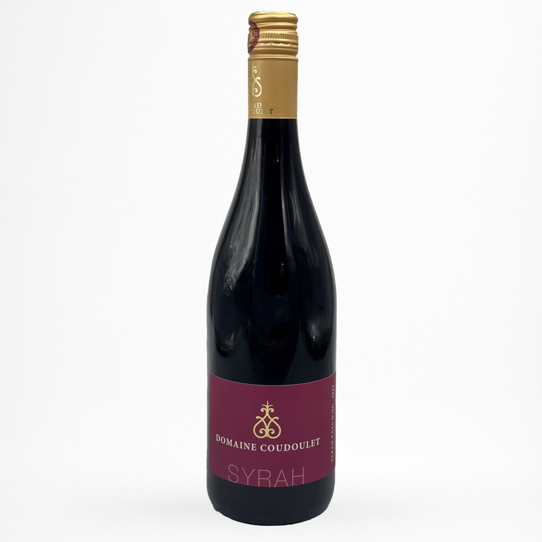 Bouteille de vin Domaine Coudoulet - Syrah - 2021 - Vin d'IGP Pays d'OC