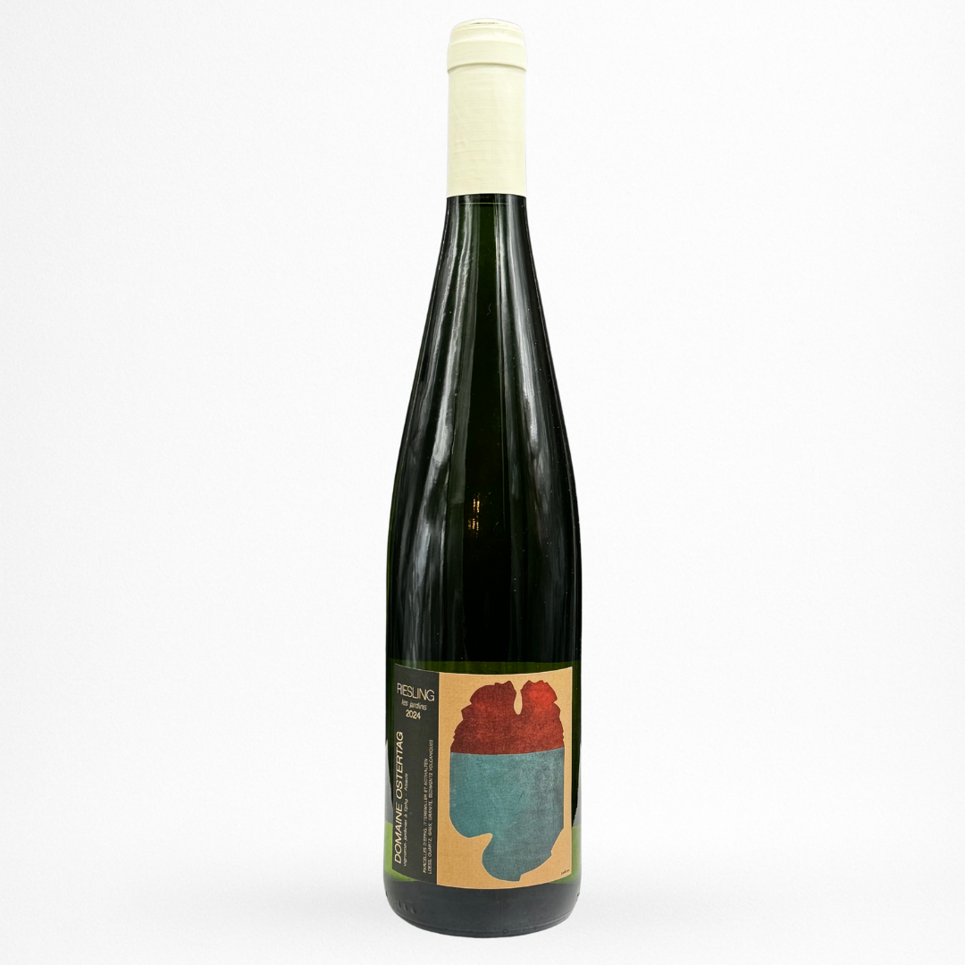 Bouteille de vin Domaine Ostertag Riesling Les Jardins 2024 AOC Alsace