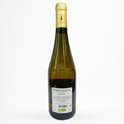 Contre etiquette bouteille de vin Domaine de l'Idylle - Roussette de Savoie - 2023 - Vin de Savoie