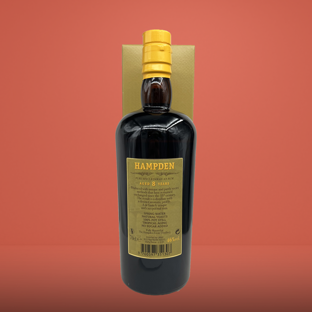 Rhum Hampden - 8 ans - Rhum de Jamaïque