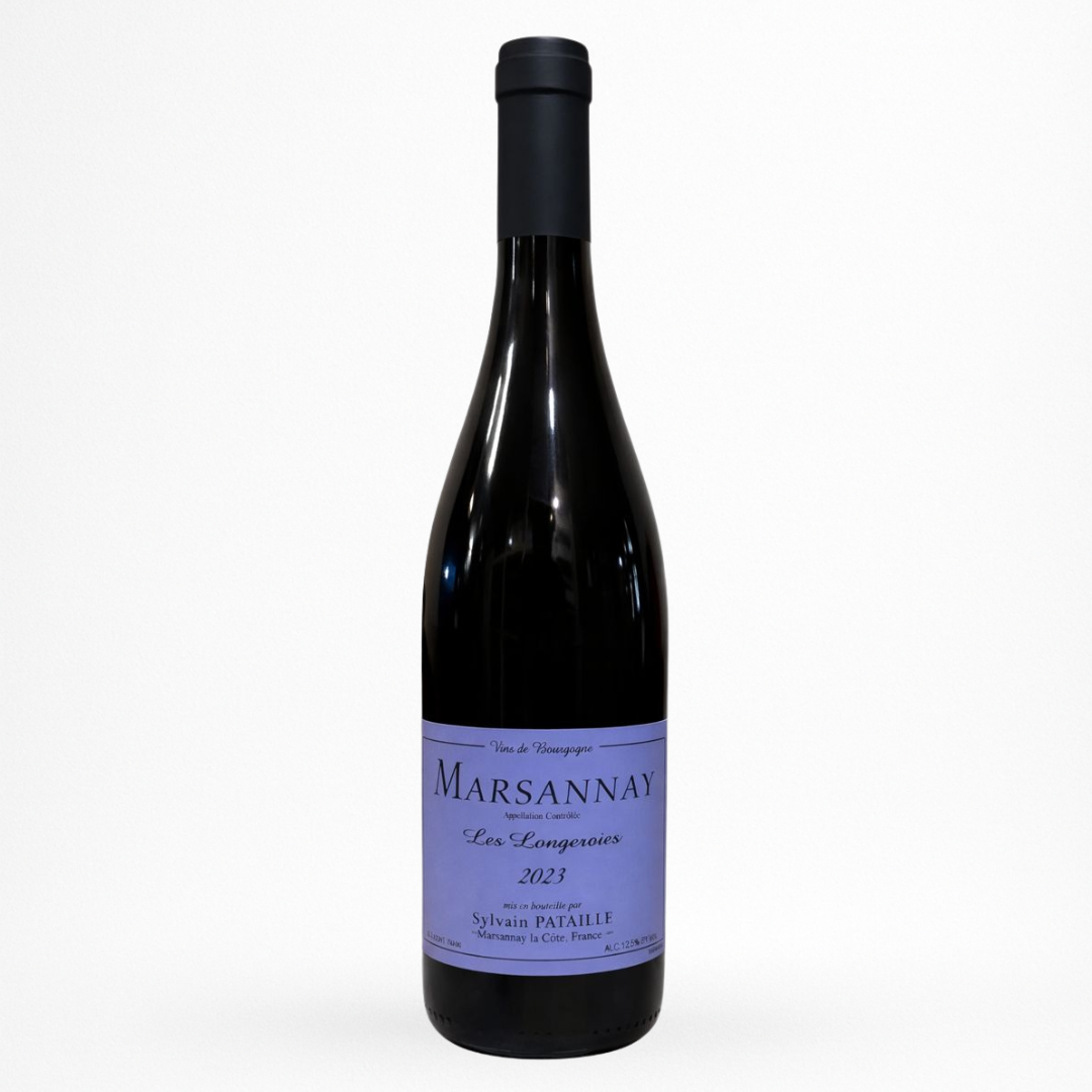 Bouteille de vin rouge Sylvain Pataille “Les Longeroies” 2023 – AOC Marsannay (Bourgogne)
