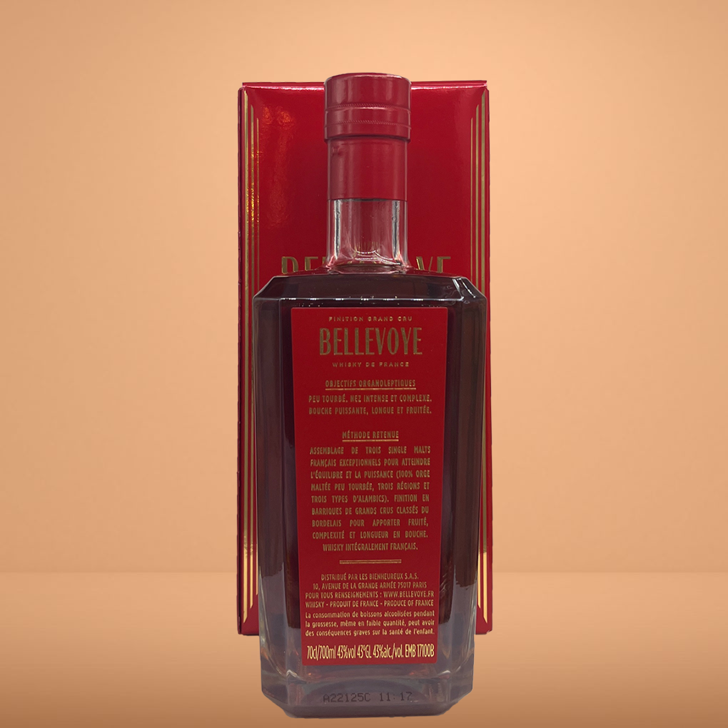 Bellevoye - Triple Malt - Rouge - Whisky Français