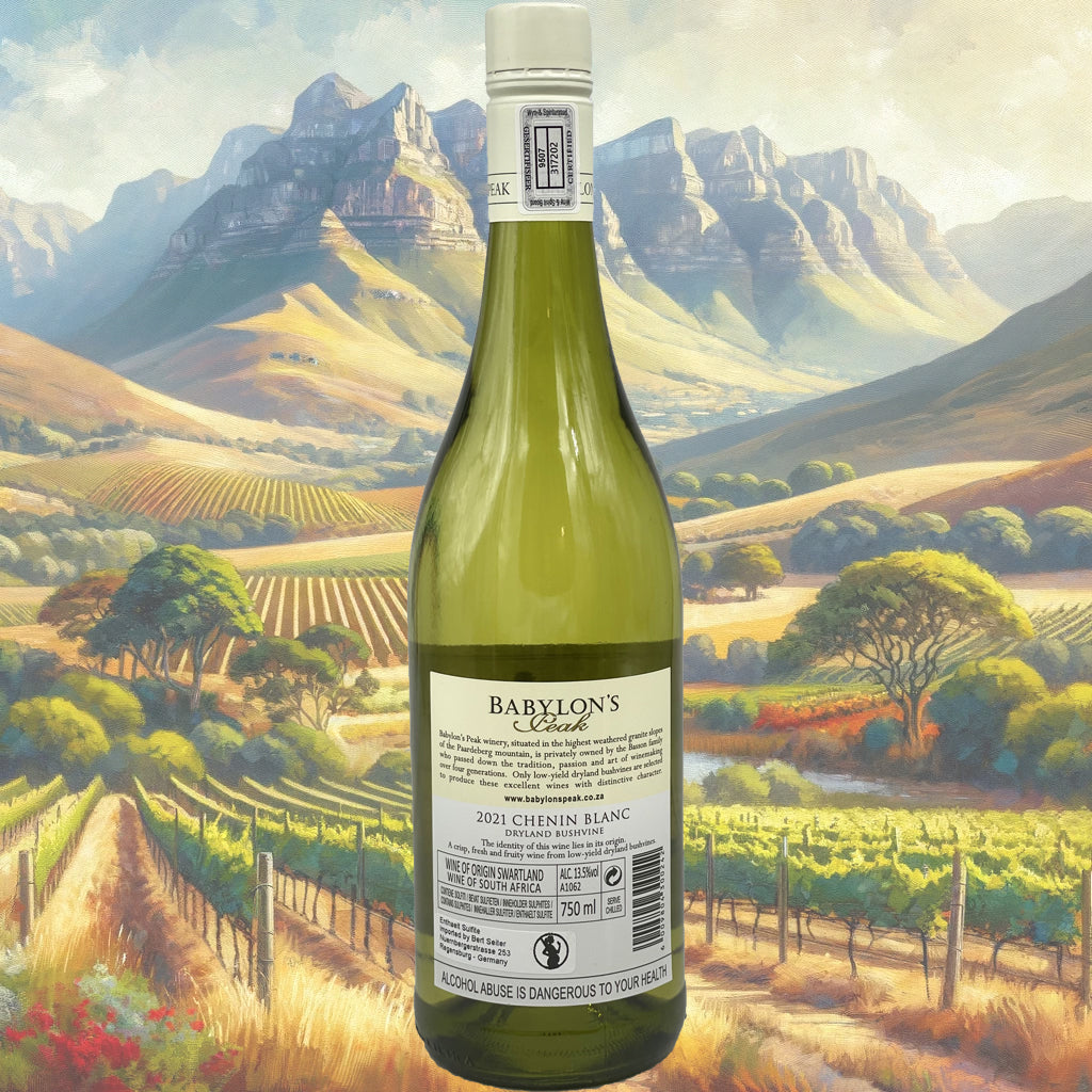 Babylon's Peak - Chenin Blanc - 2023 - Swartland - Vin d'Afrique du Sud