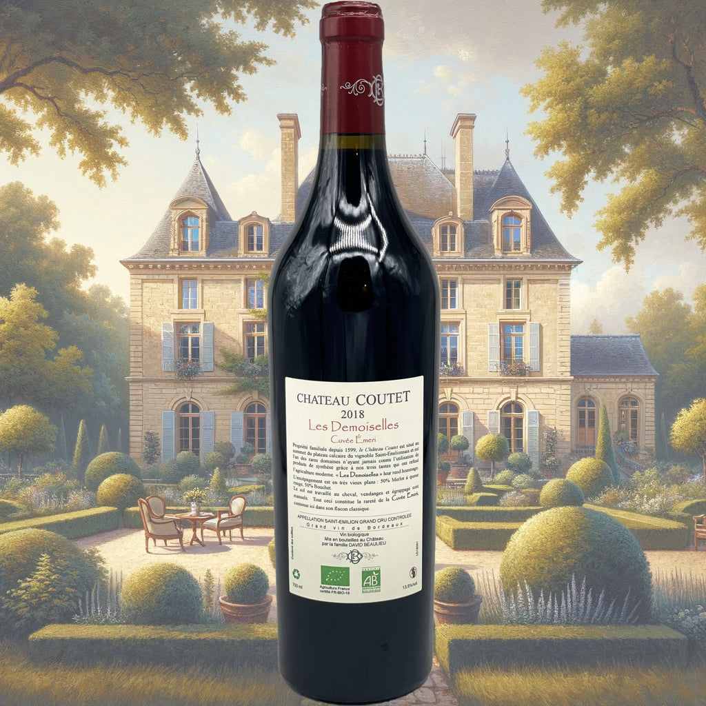 Château Coutet - Les Demoiselles Cuvée Emeri - 2018 - Vin de Saint-Emilion Grand Cru