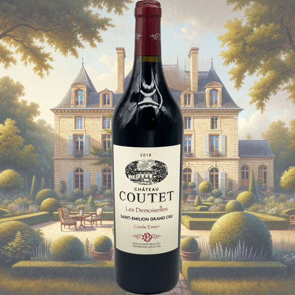 Château Coutet - Les Demoiselles Cuvée Emeri - 2018 - Vin de Saint-Emilion Grand Cru