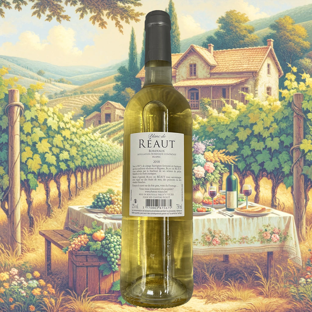 Château Réaut - le Blanc de Réaut - 2018 - Vin de Bordeaux Blanc