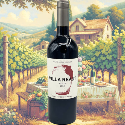 Château Réaut - Villa Réaut Merlot - 2020 - Vin de Cadillac Côtes de Bordeaux