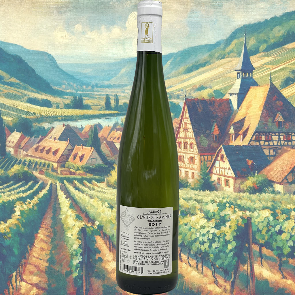 Clos Ste Apolline - Alsace Gewurztraminer Tradition - 2017 - Vin d'Alsace